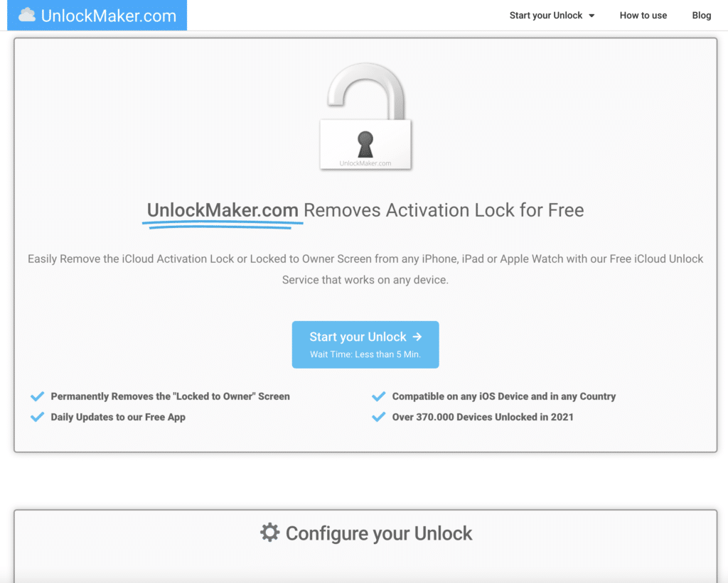 UnlockMaker iCloud unlock service