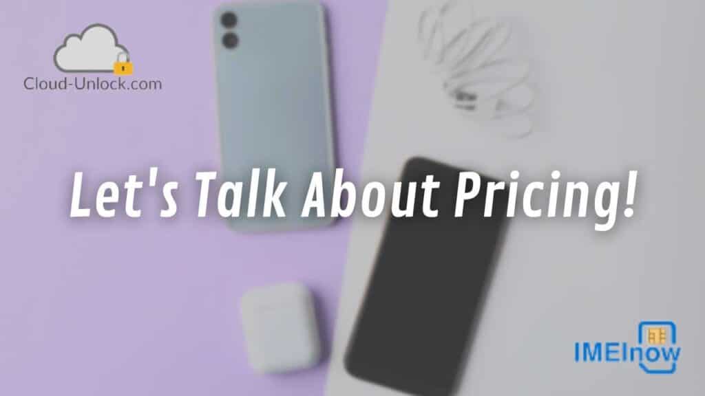 Let's Talk About Pricing